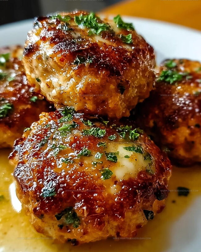What Makes Garlic Parmesan Chicken Meatloaves So Juicy