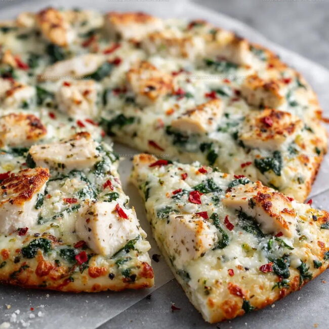 Steps for Making Creamy White Chicken Pizza