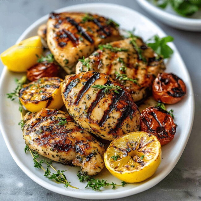 Cooking Method for Grilled Lemon Herb Chicken