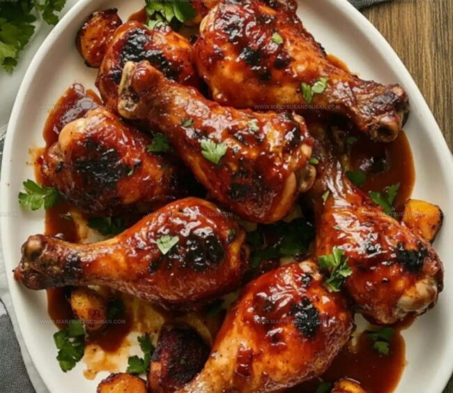 Steps Creating Tender Barbecue Chicken Legs