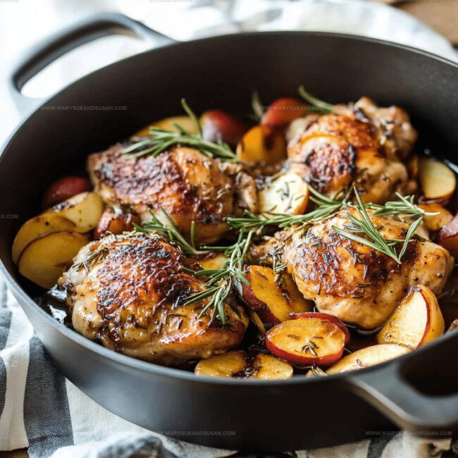 How to Make Rosemary Apple Cider Chicken