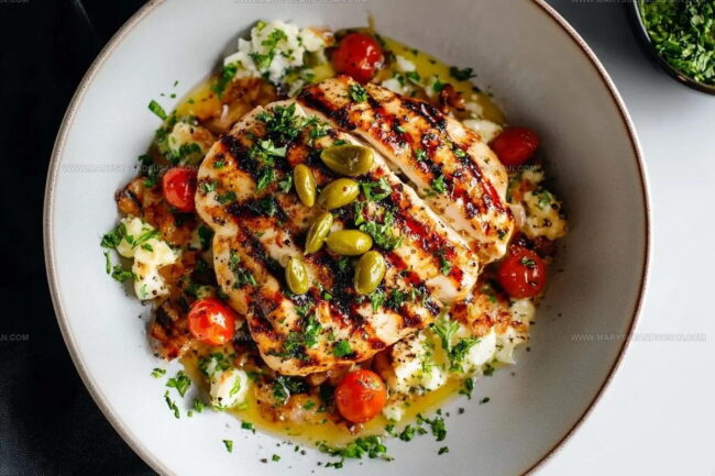 Steps for Making Grilled Chicken With Pepperoncini Garlic Butter