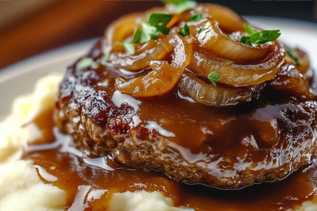 Smart Kitchen Notes for Hamburger Steaks with Onion Gravy