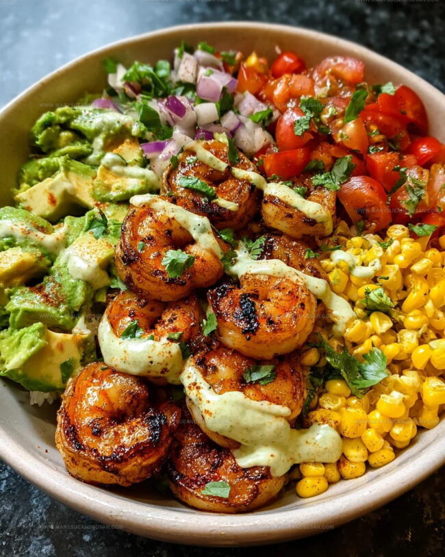 What Makes Grilled Shrimp Bowl With Avocado, Corn Salsa, & Sauce Special