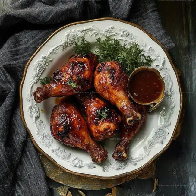 What Is Inside These Sweet Barbecue Chicken Legs