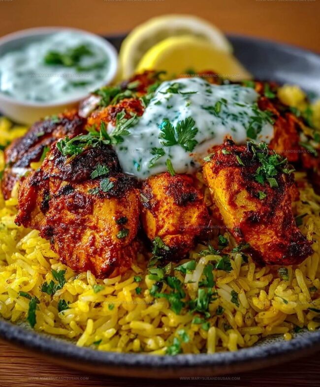 Simple Method for Making Tandoori Chicken and Rice