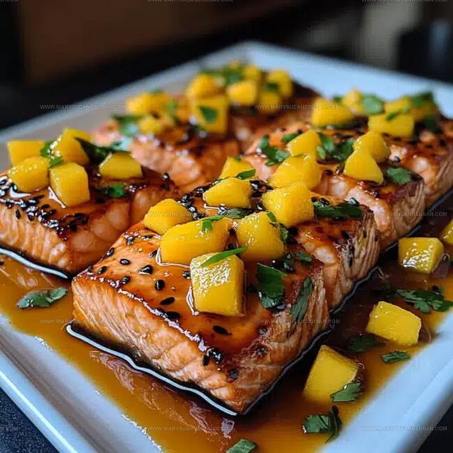 Technique for Perfectly Flaky Mango Teriyaki Salmon