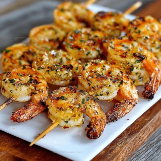 Cooking Method for Garlic Butter Shrimp Skewers