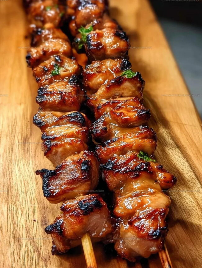 Grilled Thai Chicken Skewers Instructions