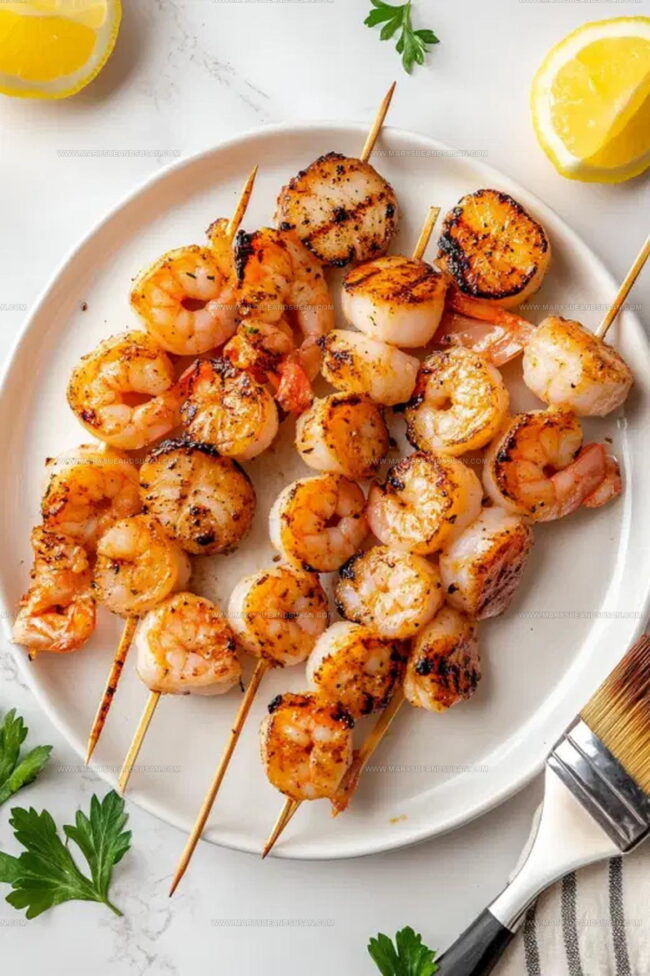 How to Prepare Grilled Scallops and Shrimp Kabobs
