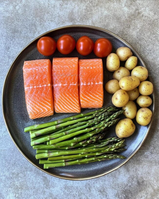 Simple Instructions for One-Pan Garlic Herb Salmon