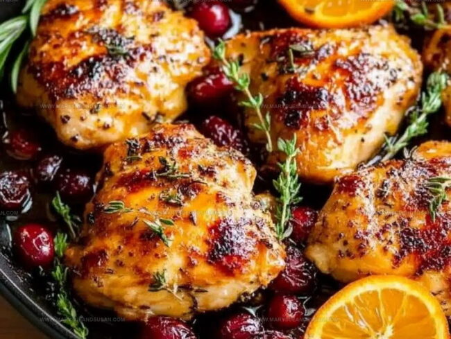 Instructions for Cooking Cranberry Orange Chicken
