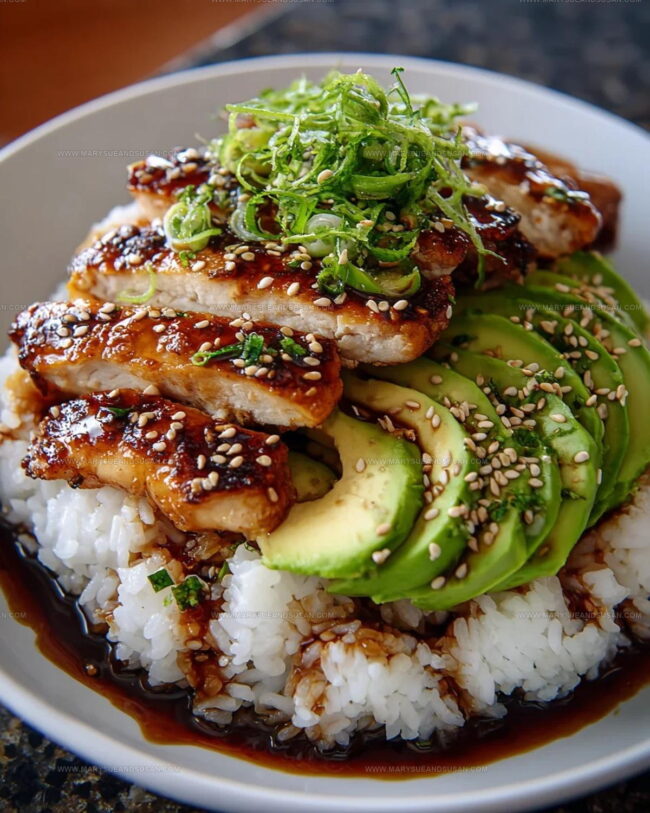 Smart Kitchen Notes for Teriyaki Chicken Avocado Rice