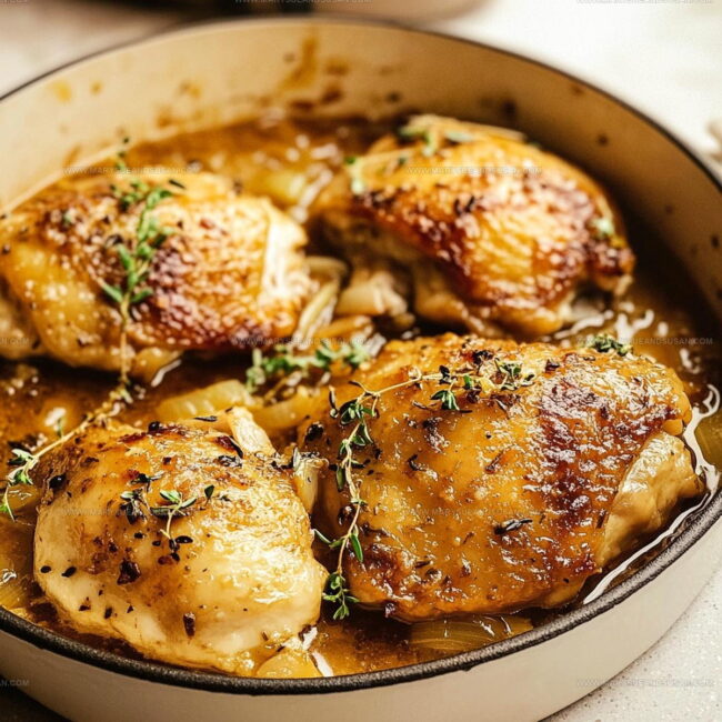 Braising Notes for Apple Cider Braised Chicken Thighs