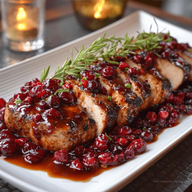 How to Make Cranberry Glazed Pork Tenderloin