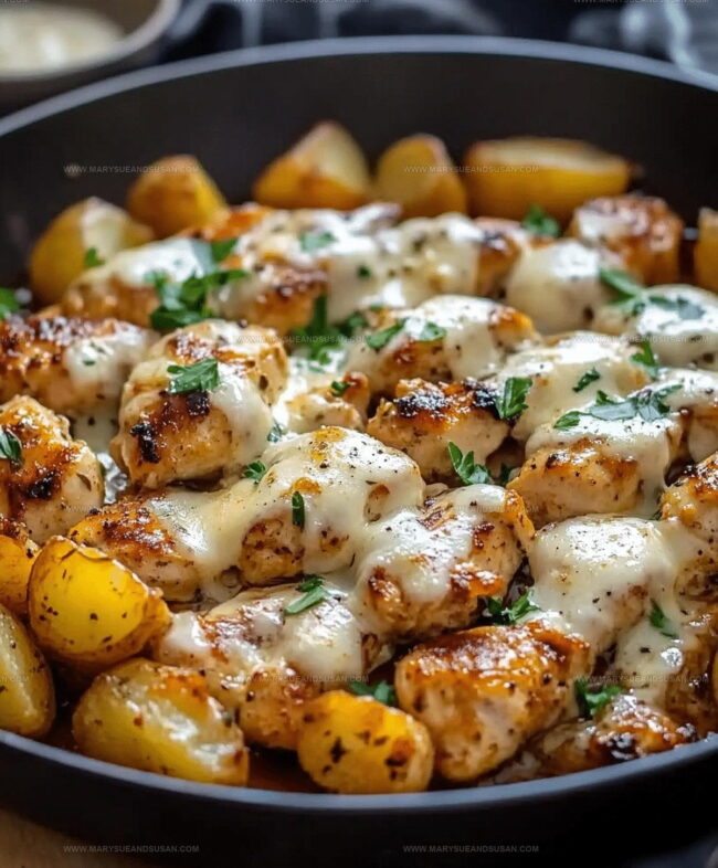 Preparation Steps for Garlic Parmesan Chicken and Potatoes