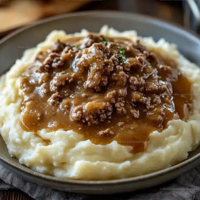 Savory Beef, Hearty Roots, and Classic Rich Pan Sauce Staples