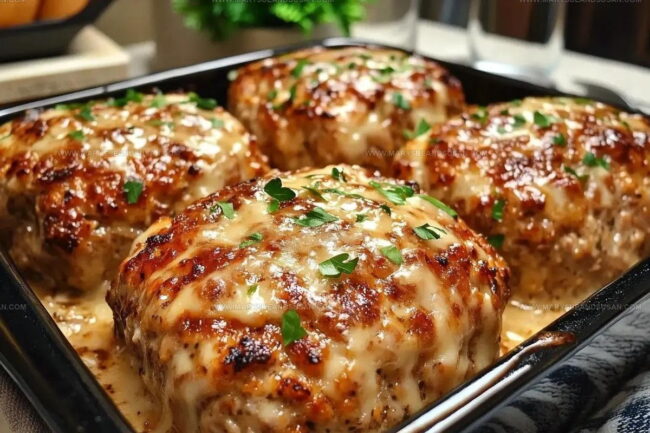 Steps for Making Garlic Parmesan Chicken Meatloaves