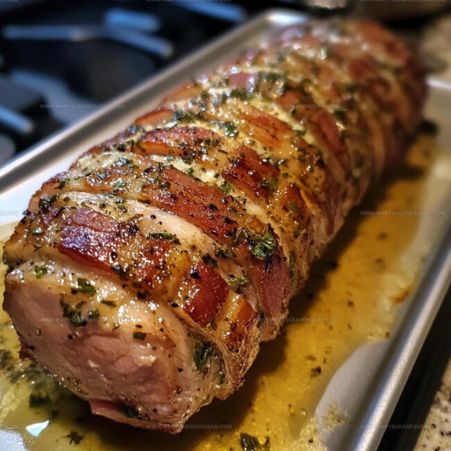 Traditional Preparation Method for Bacon Wrapped Pork Tenderloin