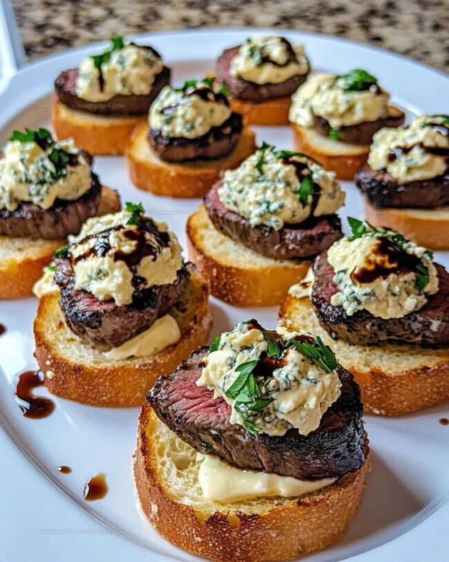 Easy Instructions for Beef Tenderloin Crostini