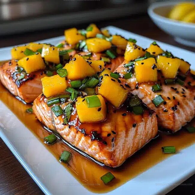 Fresh Fillets, Tropical Fruit, and Umami-Rich Glaze Components