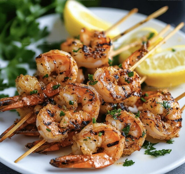 How to Make Garlic Grilled Shrimp Skewers