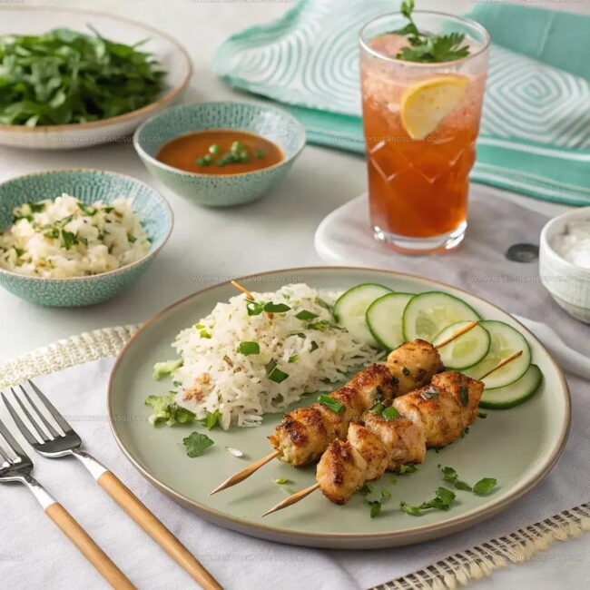 How to Make Bang Bang Chicken Skewers