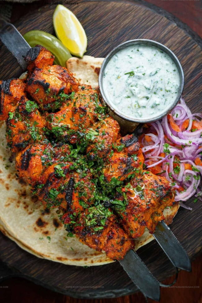How to Make Indian Tandoori Chicken Tikka Kebabs