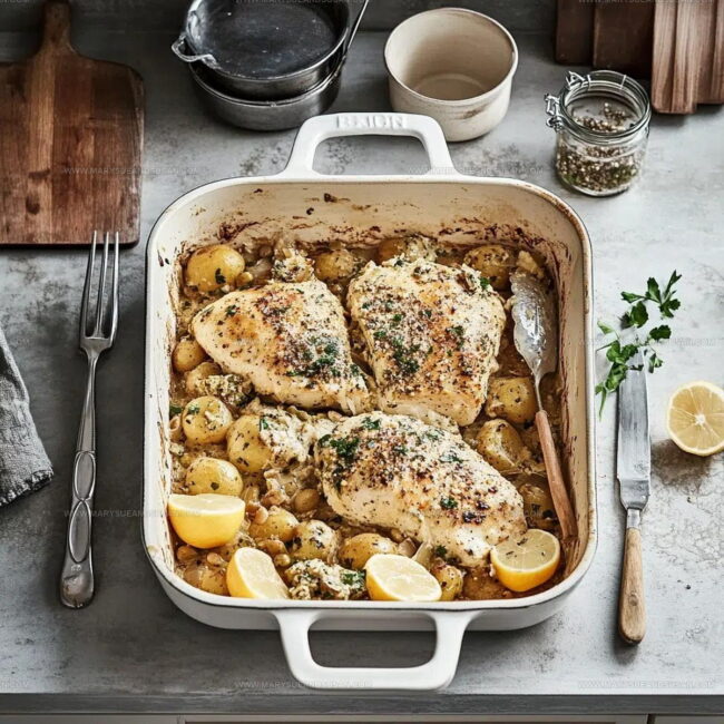 Cooking Process for Cod and Potatoes in Rosemary Cream